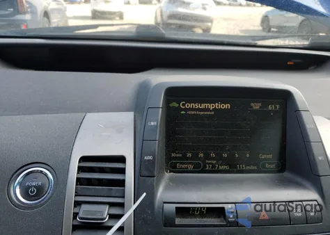 2009 Toyota Prius из США, поврежденный, VIN JTDKB20U197871494